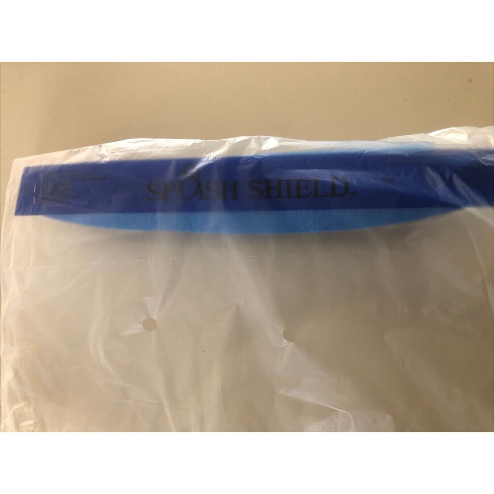 Clear Splash Face Shields 9 pack New Sealed 12" x 8"